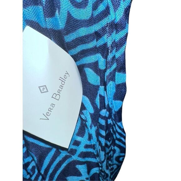 NEW WITH TAGS Women's VERA BRADLEY Scarf BLUE-  Head‎ scarf, fancy formal scarf, - Picture 6 of 8